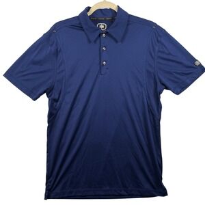 OGIO Gauge Polo M Shirt Navy Blue Short Sleeve OG104 Performance Golf Sporty EUC
